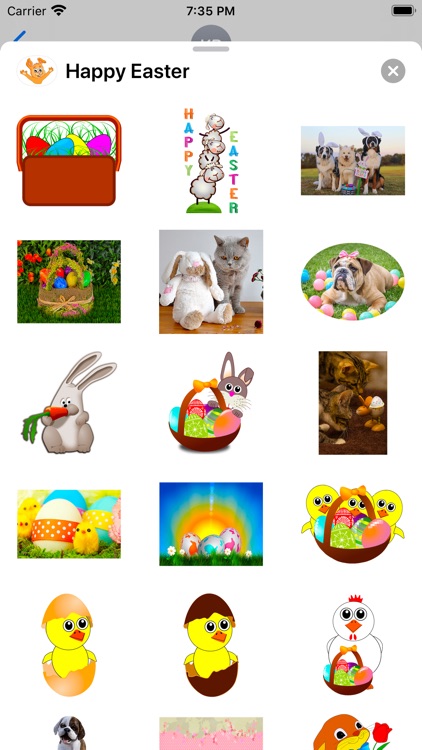Happy Easter Emoji Stickers screenshot-3