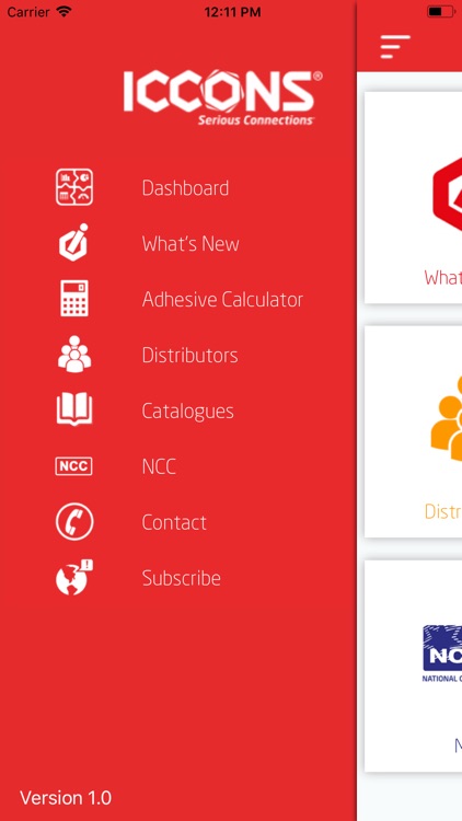 ICCONS Adhesive Calculator.