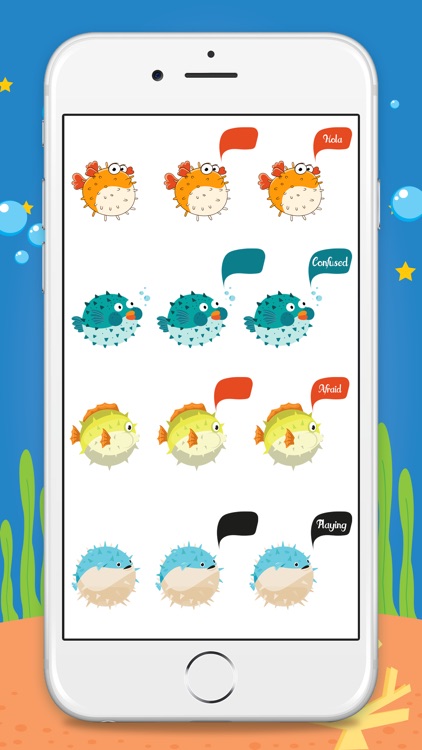 Animated Fish Stickers