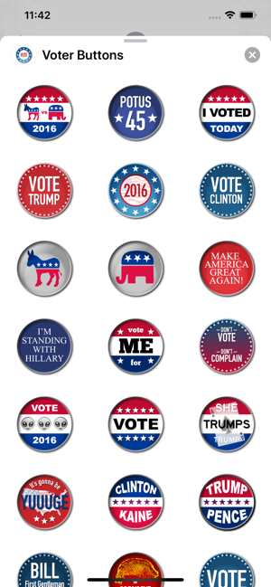 Campaign Election Buttons 2016(圖2)-速報App