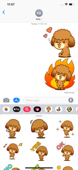 Cute Poodle Sticker Pack(圖3)-速報App