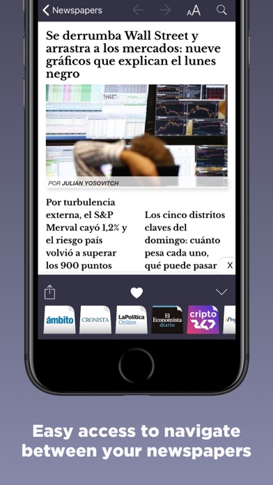 How to cancel & delete Argentine Newspapers from iphone & ipad 3