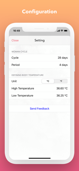 Selene :basal body temperature(圖5)-速報App