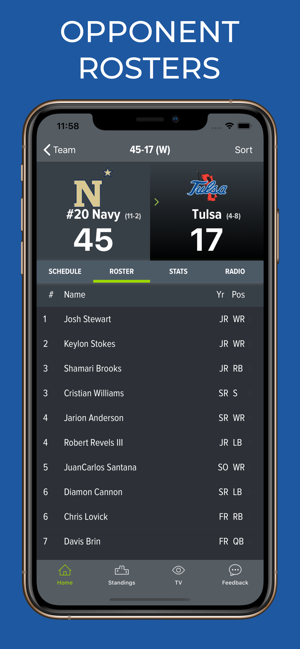 Navy Football Schedules(圖9)-速報App