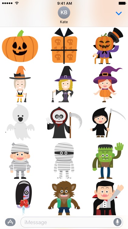 Halloween Costume Stickers