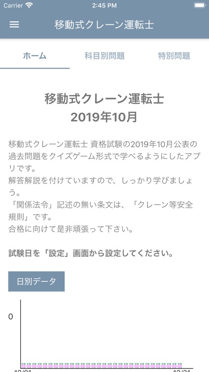 移動式クレーン運転士 2019年10月