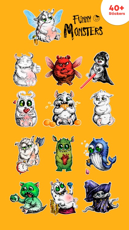 Beautiful Monsters - Stickers screenshot-3