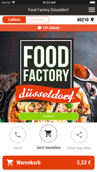 How to cancel & delete Food Factory Düsseldorf from iphone & ipad 1