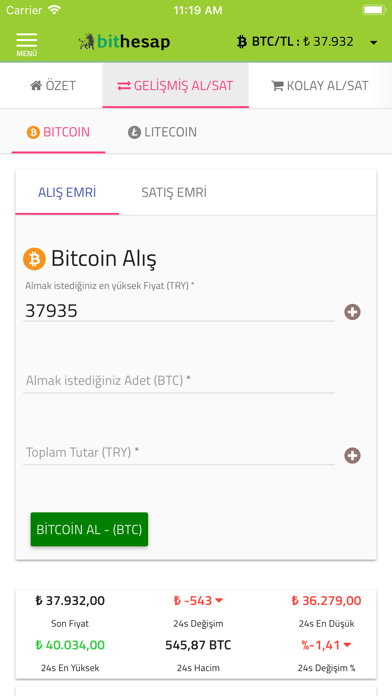 Bithesap - Bitcoin & Altcoin screenshot 3