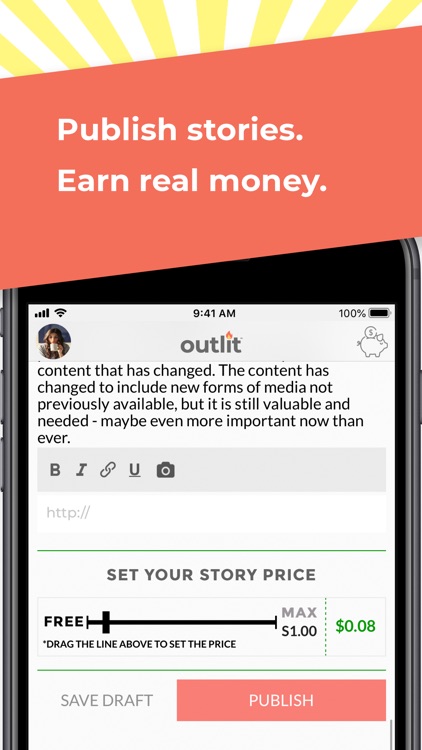 Outlit - Read, Publish, Earn