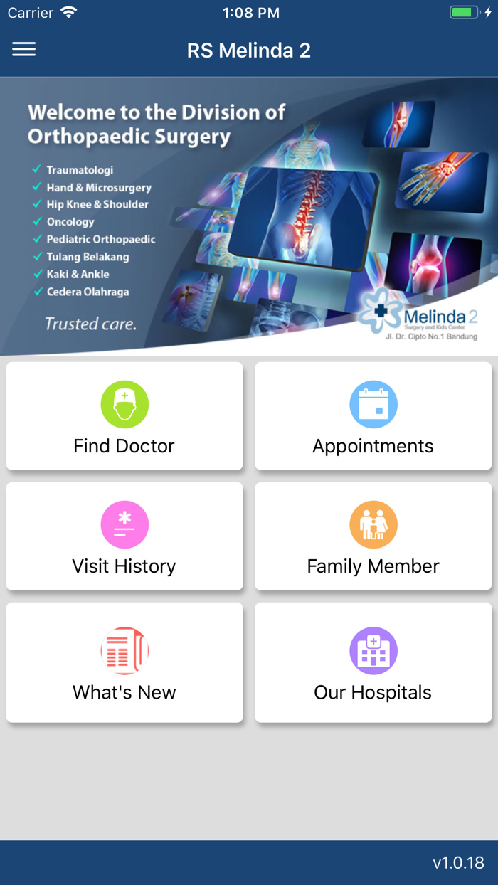 Melinda Hospital Reservation