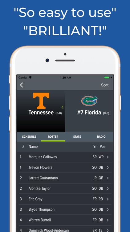 Tennessee Football Schedules
