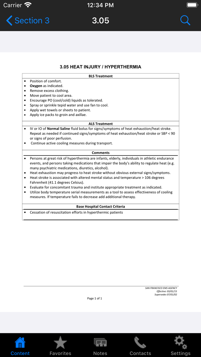 San Francisco EMS Protocols