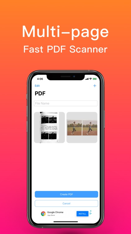 Scanner Apps-Scan PDF Document