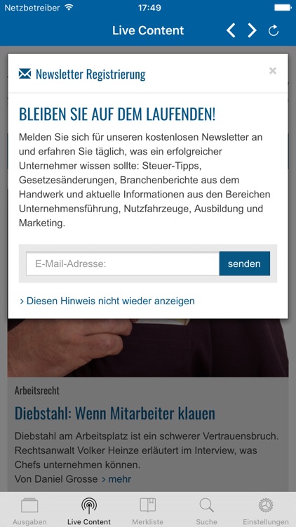 Deutsche Handwerks Zeitung