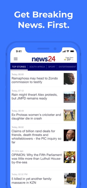 News24: Breaking News. First.