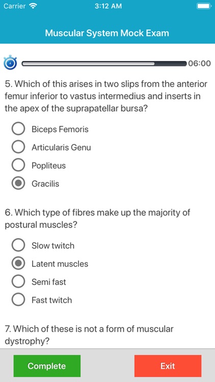 Muscular System Quizzes screenshot-5