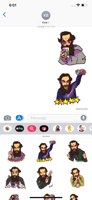 Tolstoy Hipster Sticker Pack(圖2)-速報App