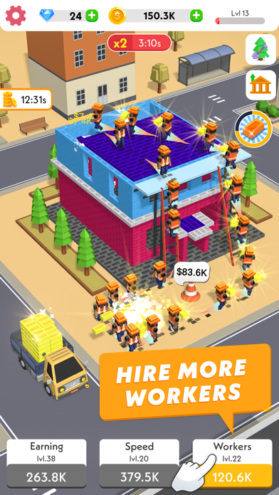 Idle Construction 3d By Green Panda Games More Detailed Information Than App Store Google Play By Appgrooves 13 App In Construction Simulator Simulation Games 10 Similar Apps 169 808 Reviews - construction worker simulator roblox