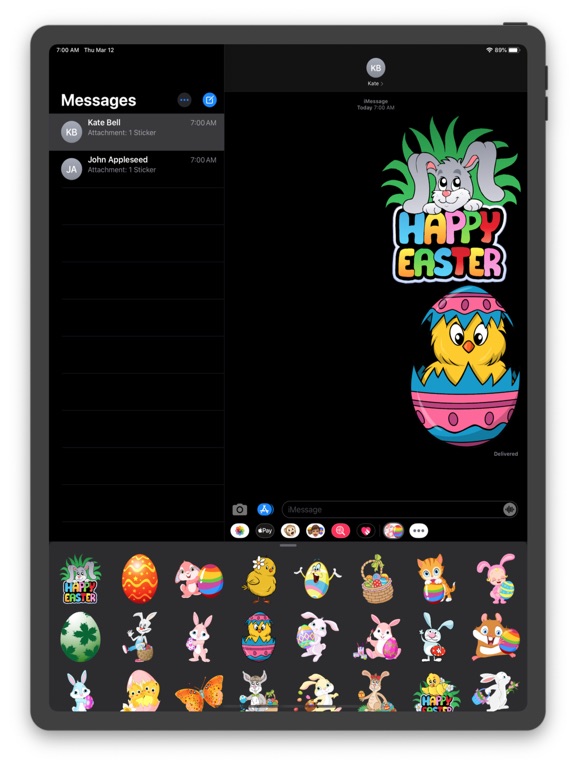 Screenshot #4 pour Easter Stickers & Emojis
