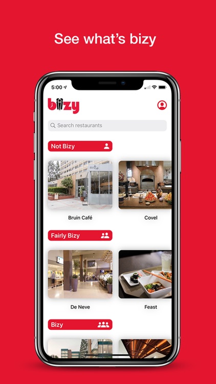 Bizy - Restaurant Status