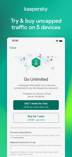 Secure Vpn Proxy Kaspersky On The App Store