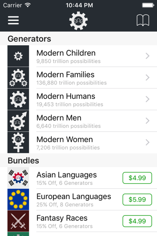 Characterize - Randomize Names - náhled