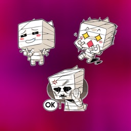 Mummy Cute Halloween stickers