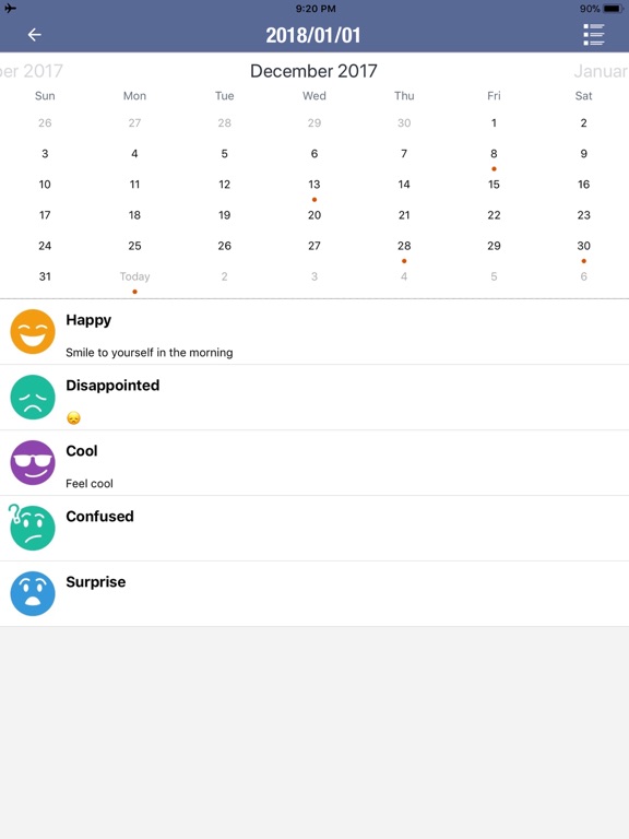 Mood Journal Tracker-Mood Note screenshot 2