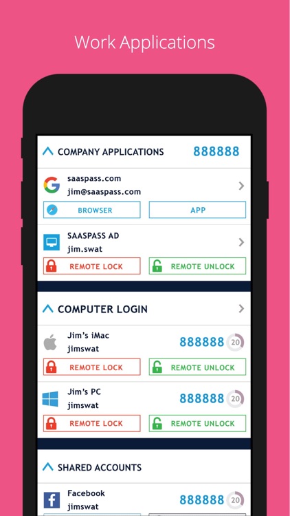 SAASPASS Authenticator 2FA MFA screenshot-7