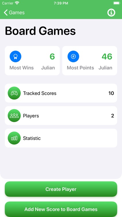 Score Tracking and Statistics screenshot-4