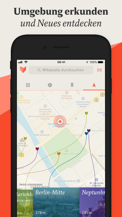 V for Wikipedia Capture d'écran de l'application