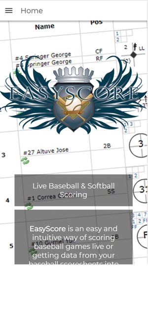 EasyScore Baseball Scoring(圖1)-速報App