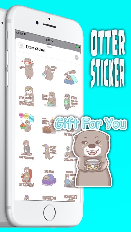 Otter Sticker