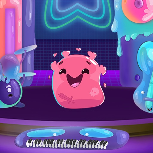 Pink jelly stickers