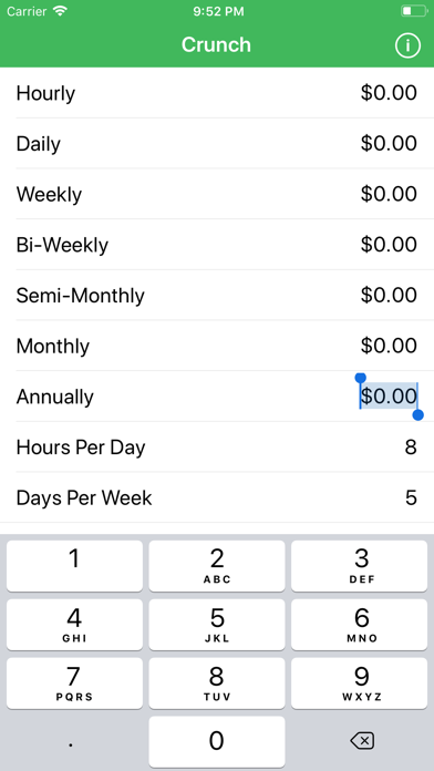 How to cancel & delete Crunch Salary/Wage Calculator from iphone & ipad 2