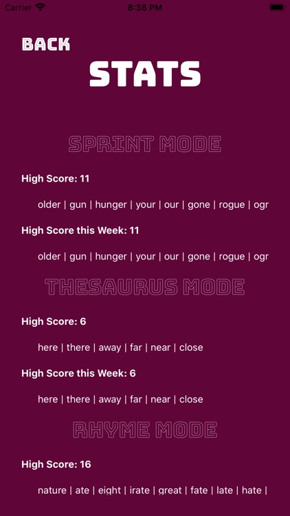 Word Sprint: Rhymes + Synonyms screenshot-5
