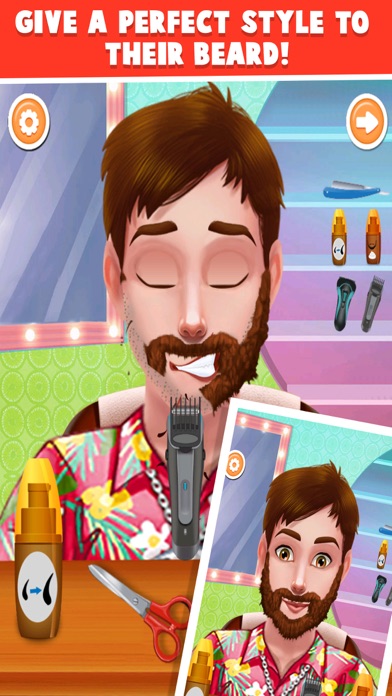 How to cancel & delete Crazy Beard Shaving Salon - Barber Games from iphone & ipad 3