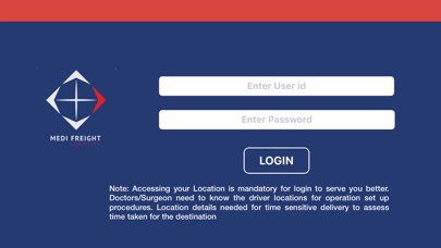 MedifreightApp screenshot 2