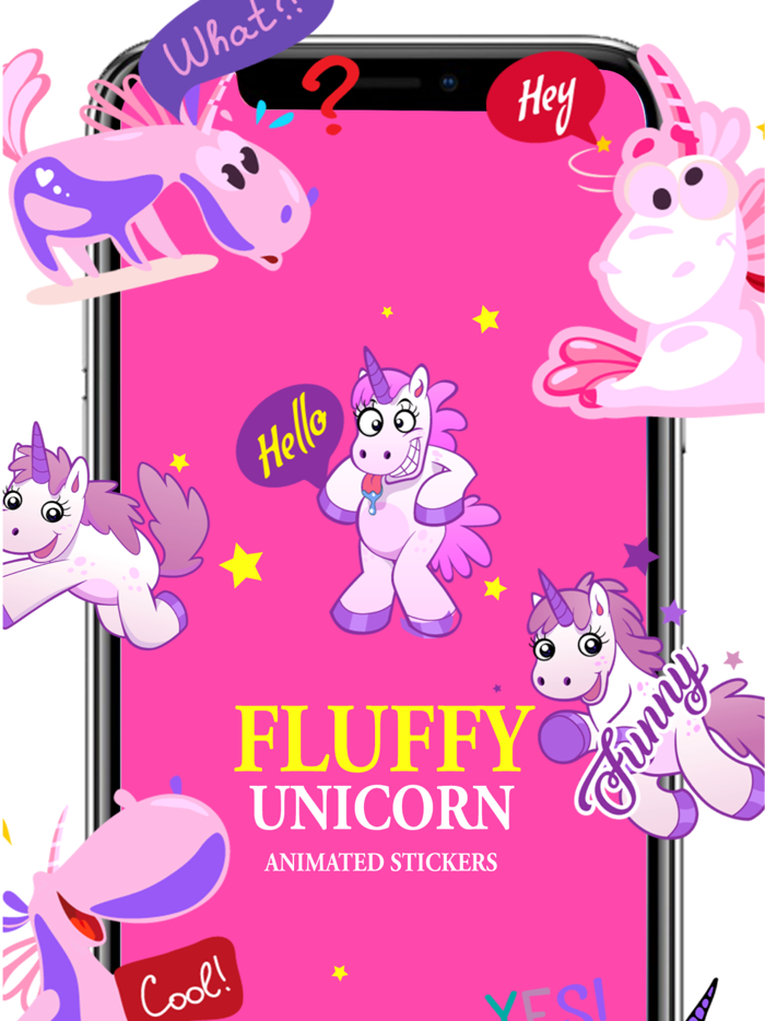 Fluffy Unicorn - Animated