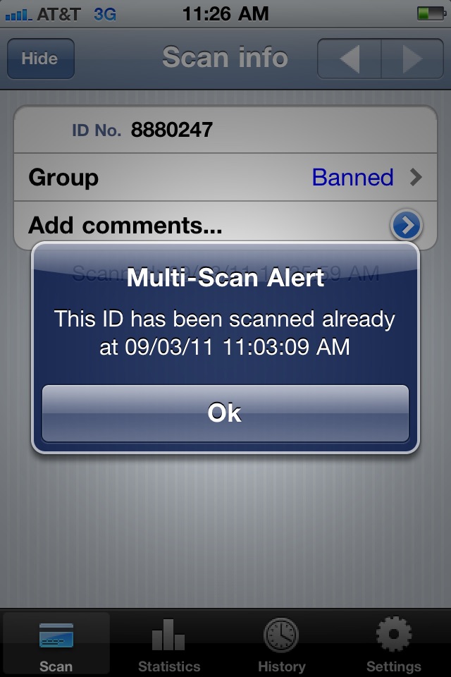 Scanner for Barcodes MagStripe screenshot 4