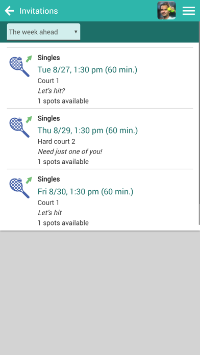Arizona Tennis Association screenshot 3