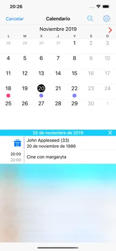 Captura de Pantalla 2 BirthdaysPro X iphone