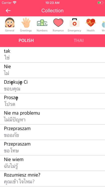 Polish Thai Dictionary