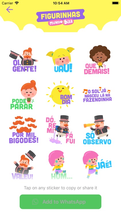 Figurinhas Mundo Bita