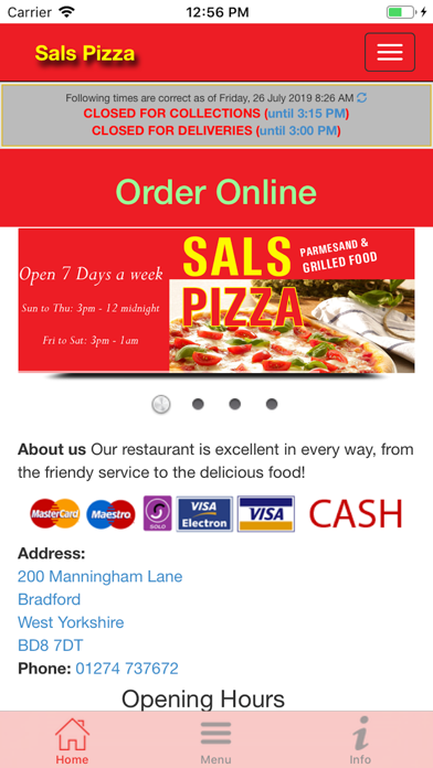 How to cancel & delete Sals pizza from iphone & ipad 1
