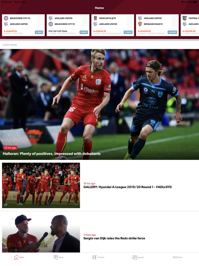 Adelaide United Official App