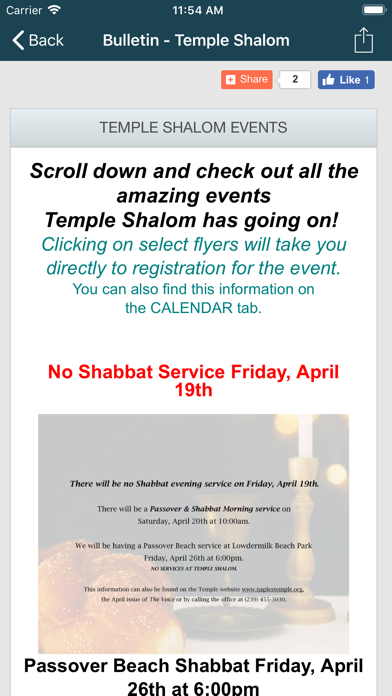 Temple Shalom screenshot 3