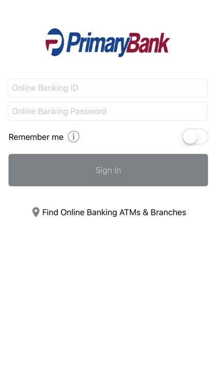 Primary Bank Mobile Banking