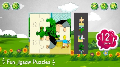 Cartoon jigsaw puzzles game screenshot 3